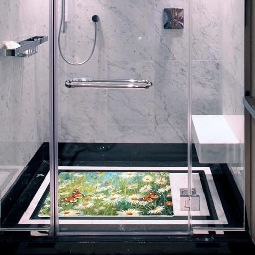 Shower Mat Bathtub Mat, 26.8x15.1 inch, Non-Slip Bath Mat - Image 6