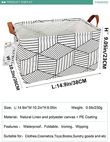 Rectangular Diamond Storage Bin Nursery Hamper - Image 2
