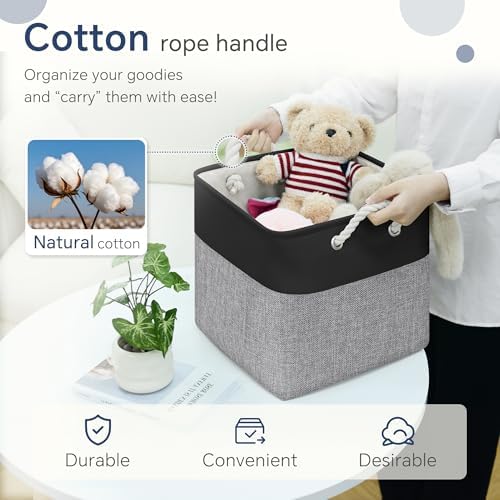 FinishingBo 11 inch Cube Storage Bin - Image 5