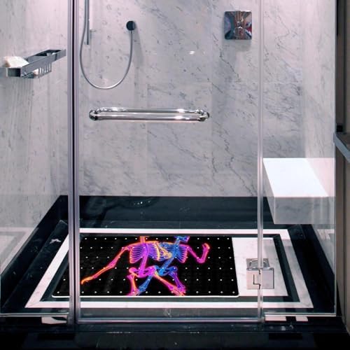 Bath Tub Shower Mat, Washable Bathtub Floor Mats, Suction Cups and Drain Holes - Image 6