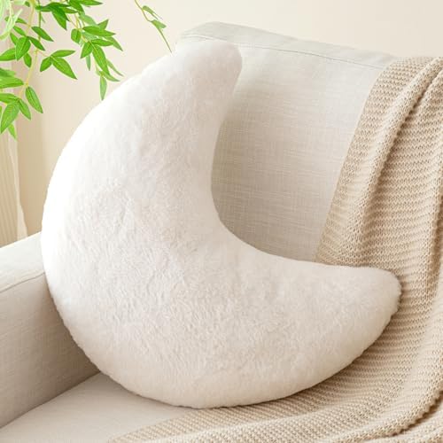 Moon Pillow, Decorative Throw Pillows by Znhinery