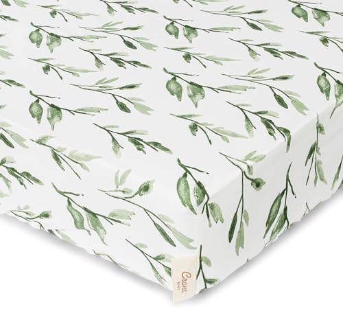 Crane Baby 100% Cotton Sateen Crib Sheet, Fitted by CraneBaby