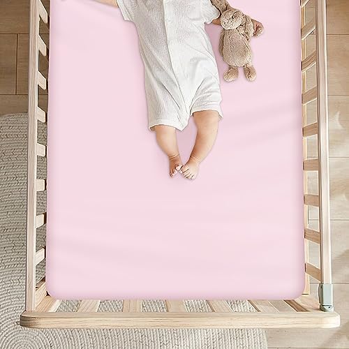 Pack and Play Sheets Fitted 4 Pack, Breathable Baby Playard Mattress Sheet - Image 5
