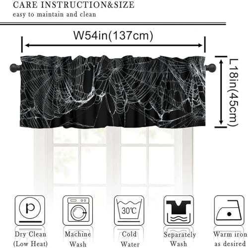 Halloween Valances for Kitchen Window, 1 Panel - Image 2