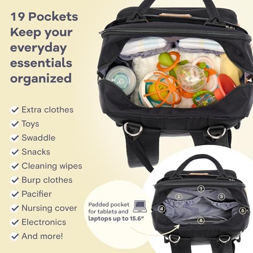 RUVALINO Baby Diaper Bag Backpack - Image 6