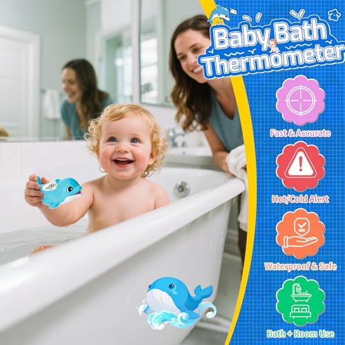 Baby Bath Thermometer for Newborn – Digital Bathtub Water Temperature - Image 2
