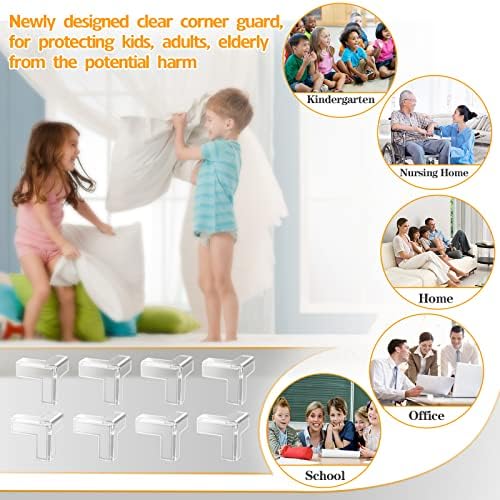 12 Pack Corner Protector, Baby Safety Corner Bumpers Covers, Furniture & Sharp - Image 6