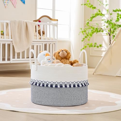 KAKAMAY Large Blanket Basket - Image 2