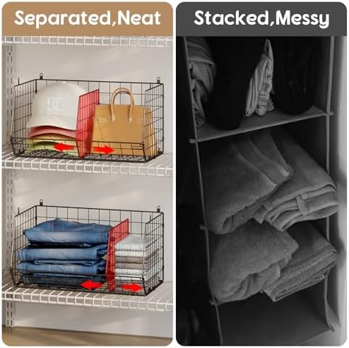 Jautokerdar 3 Tier Closet Hanging Shelves - Image 6