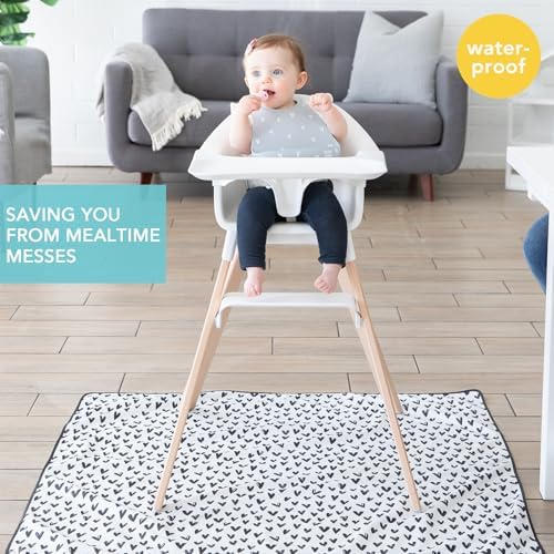 Bumkins Baby Splat Mat for Under High Chair, Babies Toddlers Eating Mess Mat - Image 2