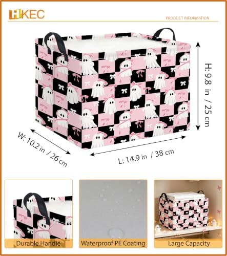 Rectangle Storage Basket with Handles, Collapsible Storage Bin, Gift Basket - Image 6