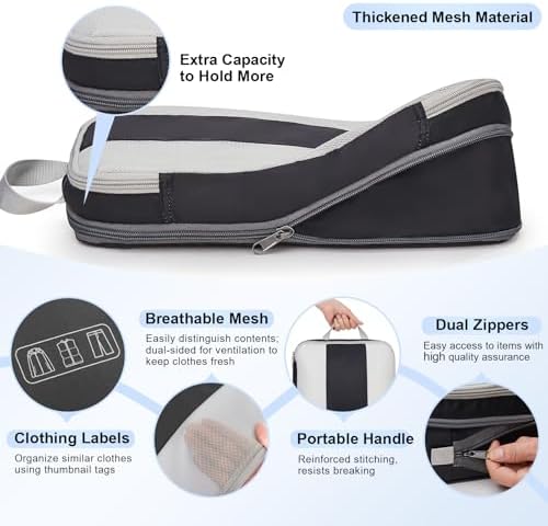 OlarHike 6 Set Compression Packing Cubes - Image 6
