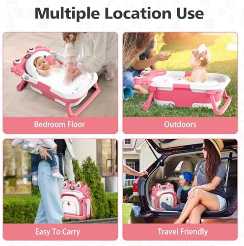 Collapsible Baby Bathtub for Newborns - Image 7