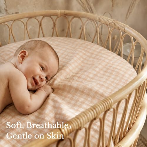 Niceye Muslin Bassinet Sheets 3-Pack - Image 2