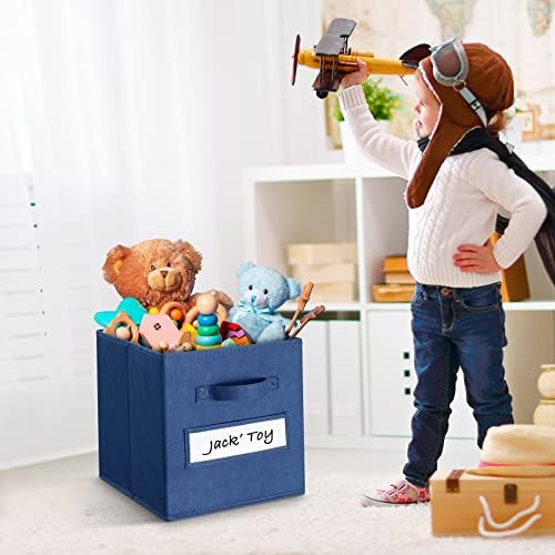 11 Inch Storage Cube, Storage bin Foldable Fabric Cube Storage Bins - Image 5
