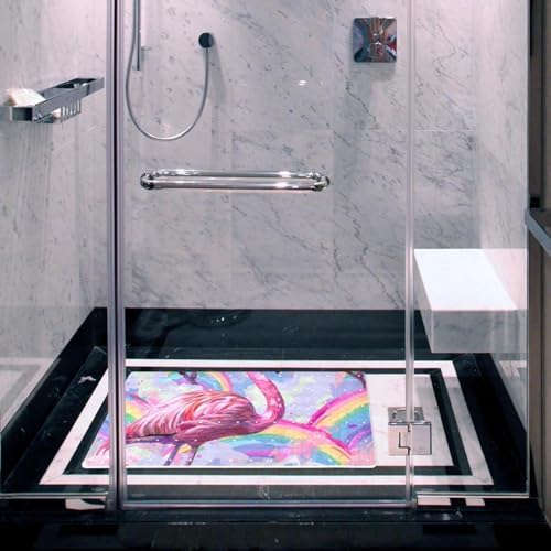 Bath Tub Shower Mat, Washable Bathtub Floor Mats, Suction Cups and Drain Holes - Image 6