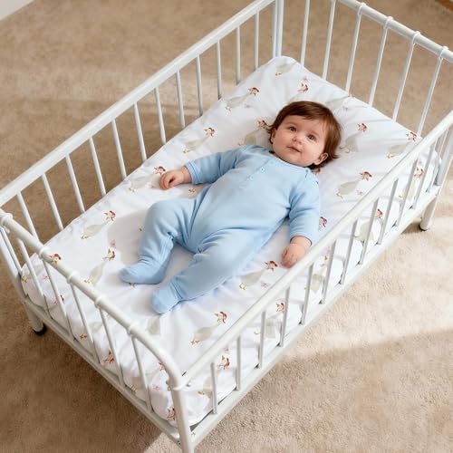 3 Pack Bedside Bassinet Sheets Girl & Boy 33" x 20" Rectangle - Image 4