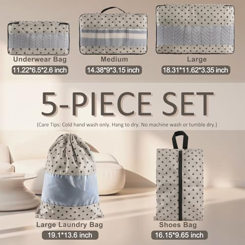 U+U 5 Set Packing Cubes, Travel Organizers - Image 3