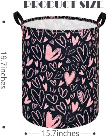 MAIZMZ Girls Room Storage Basket Decor Organizer Bins Kids Hamper Storage Bins - Image 2