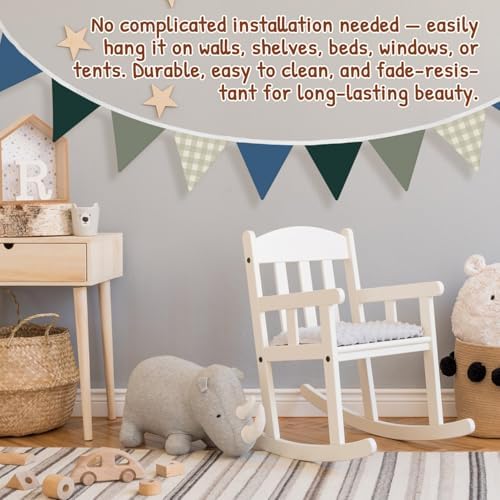 Boys Room Wall Art Decor, Sage Green Kids Room Decor - Image 5