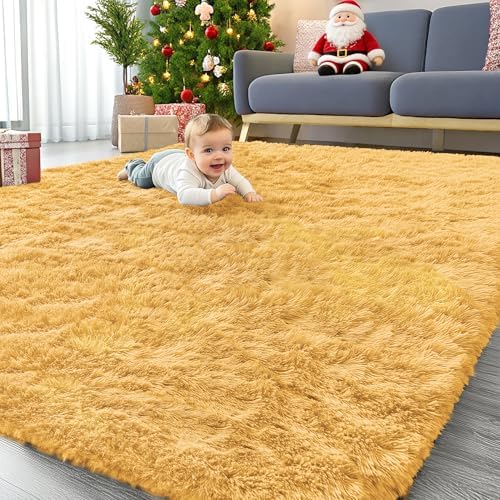 OLANLY 8x10 Machine Washable Large Area Rugs by OLANLY