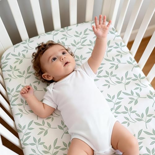 3 Pack Bedside Bassinet Sheets Girl & Boy 33" x 20" Rectangle - Image 4