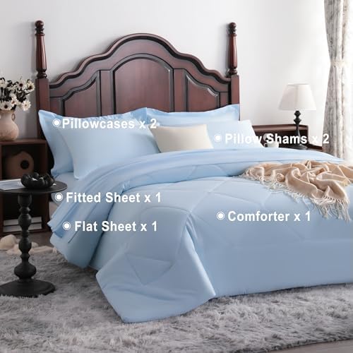 NTBAY Queen Microfiber Bed in a Bag, Comforter Set - Image 4