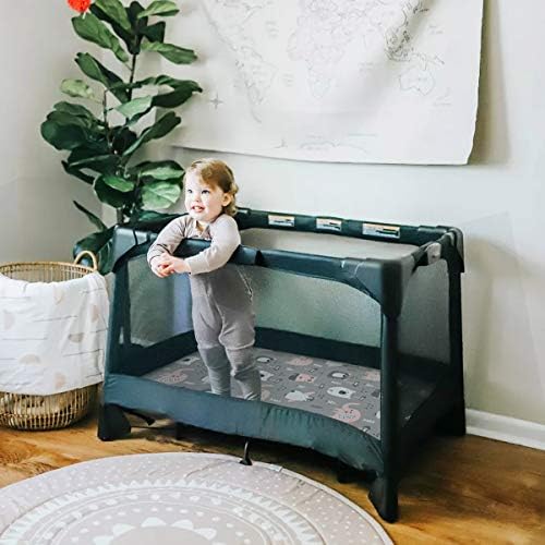 BROLEX 2 Pack Mini Crib Sheets, Stretchy Portable Fitted Playard Sheet Set - Image 4