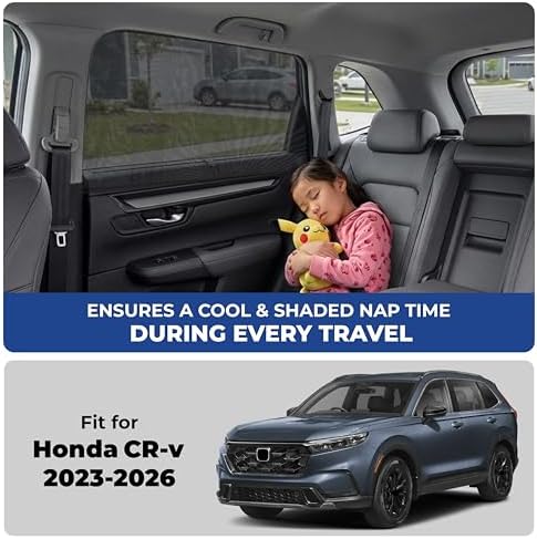 EcoNour Car Window Screen for Honda CR-V 2 Pack - Image 2