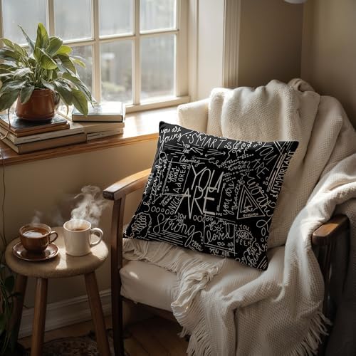 You are Inspirational Throw Pillow Covers 18x18 Inch, Positive Saying Quotes - Image 4