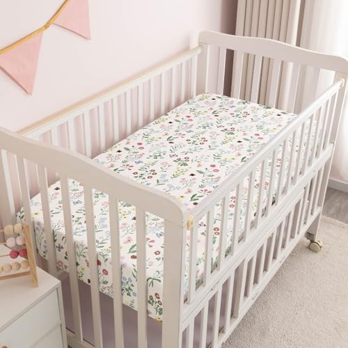 david's kids 3 Pack Mini Crib Sheets, Soft Breathable Premium Pack N Play Sheets - Image 6