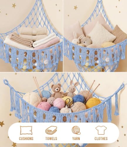 Lare Stuffed Animal Storage Hammock Corner Net - Image 6