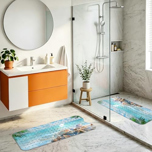 Girls Bath Mat for Tub Non Slip, Nature Aesthetic Bathtub Mats for Girls - Image 7