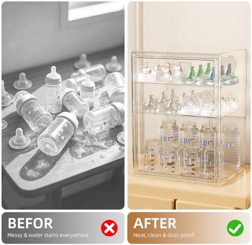 JOYZAN Clear Baby Bottle Organizer - Image 5