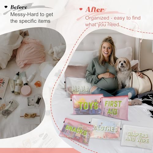 6pcs Hospital Diaper Bag Organizing Pouches - Image 4