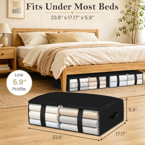 StorageRight Under Bed Storage Bags, 6 Pack - Image 2