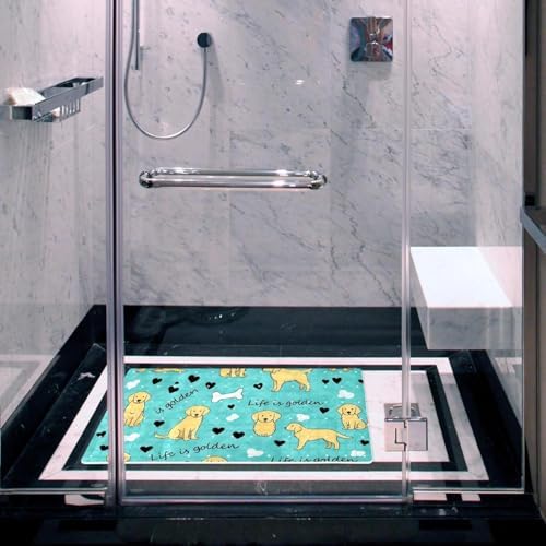 Non Slip Bathtub and Shower Mat 26.8x15.1 inch, Bath Mat - Image 6