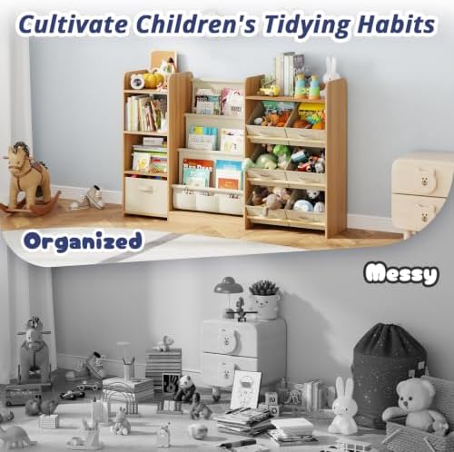 Kids Bookshelf and Toy Storage - Image 6