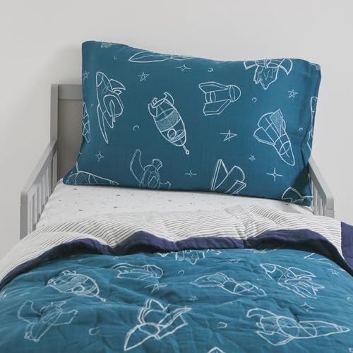 Little Unicorn Toddler Bedding 3-Piece Set | Includes Comforter, Crib Sheet & - Image 3
