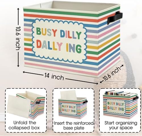 Funny Kids Nursery Storage Bins Box - Image 6