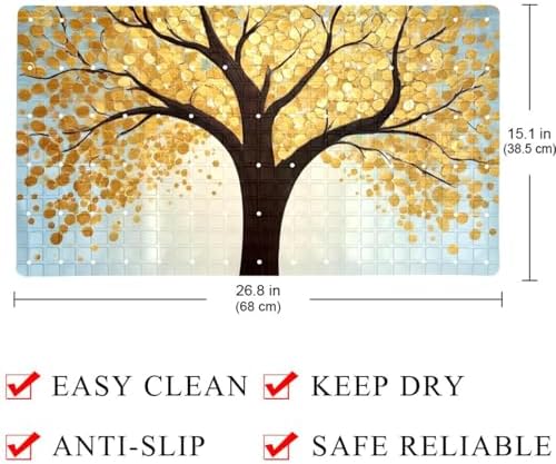 Baby Bath Mat Non Slip 26.8"x15.1" Bathtub Mat - Image 4