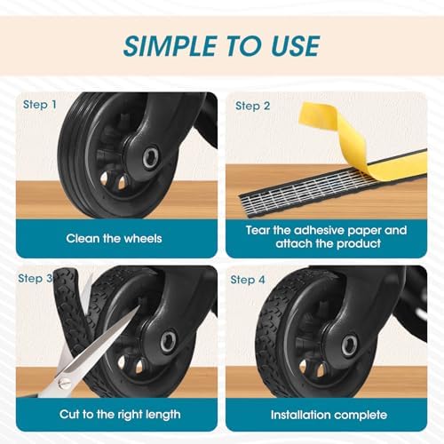 8 Pcs Suitcase Wheel Protectors - Image 5