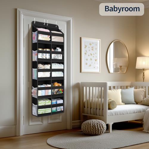 Yecaye 5-Tier Over The Door Organizer Dual-Column, 80lbs Load Over the Door - Image 6