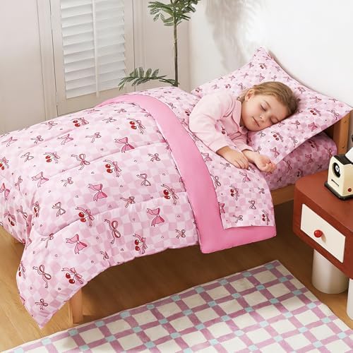 lasoftan Toddler Bedding Set, Toddler Bed Comforter Sets - Image 5
