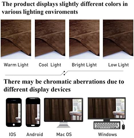 StangH Brown Velvet Valance Curtain - Image 6