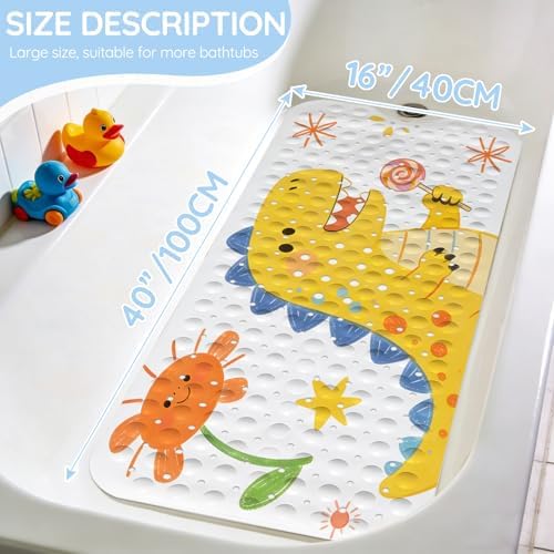 Kids Bathtub Mat, Non Slip Cartoon Bath Mat - Image 2
