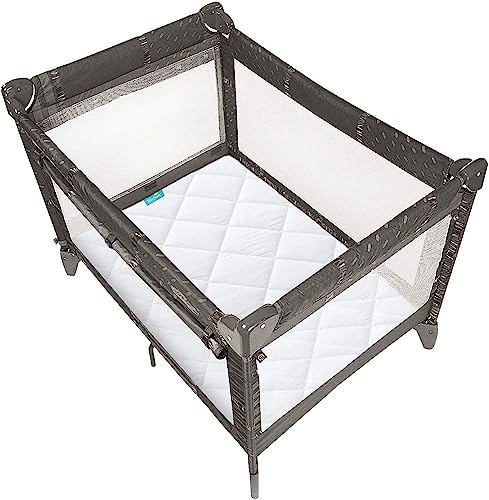 Zippered Mini Crib Mattress Protector Waterproof, 6-Sided Encasement - Image 7