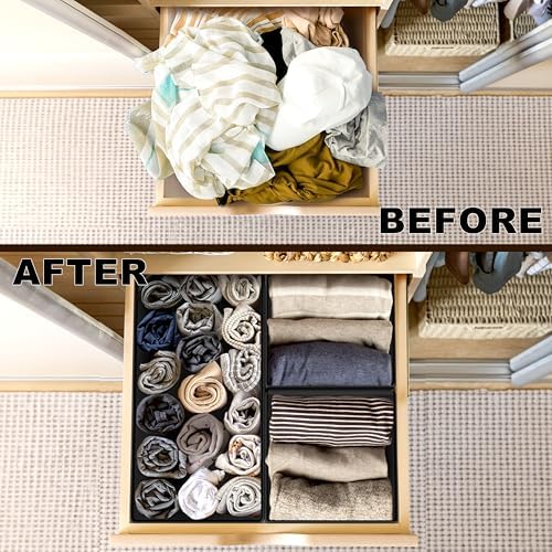 Simple Houseware Foldable Drawer Organizer Stocking Bin - Image 3