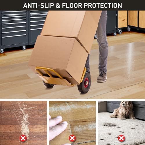 3'x20' Vinyl Runner Rug for Hallway, Non-Slip Plastic Floor Mat for Entryway - Image 3