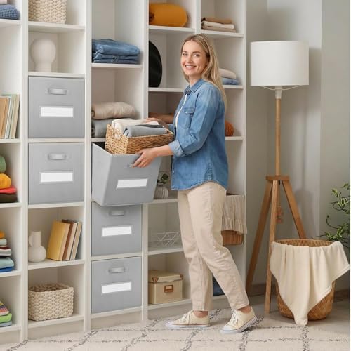 Storage Bins, Light Grey - Image 7